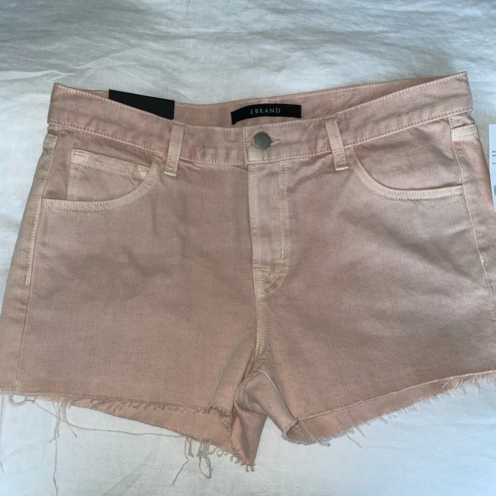 NWT J Brand Denim Cutoff Shorts | Light Pink Raw Hem | Size 26